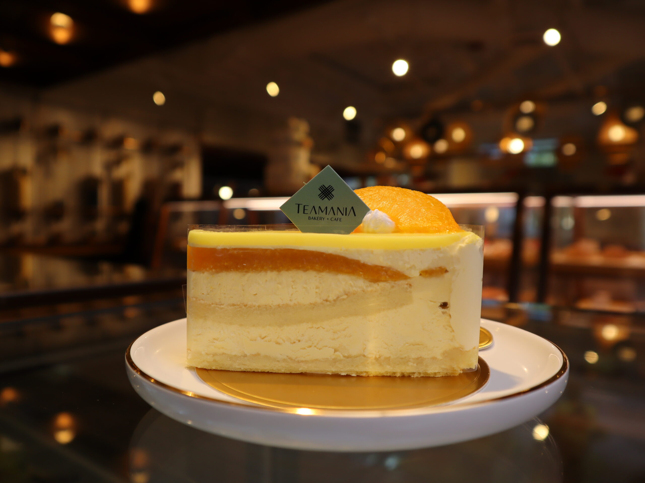 Mango Cake Slice
