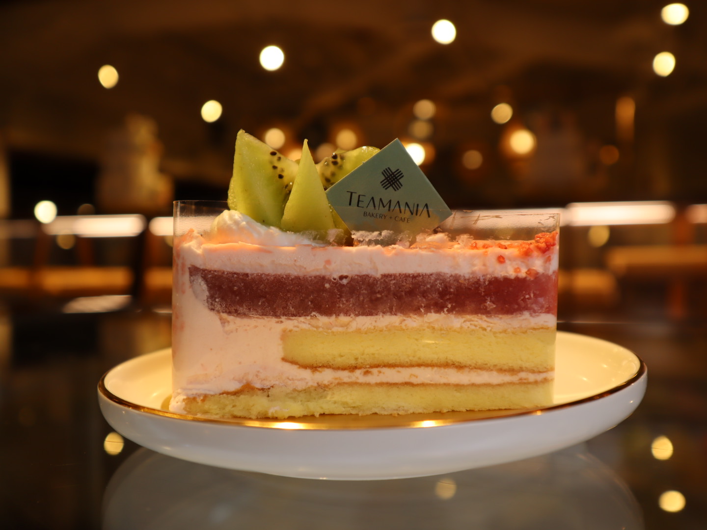 Strawberry Cake Slice