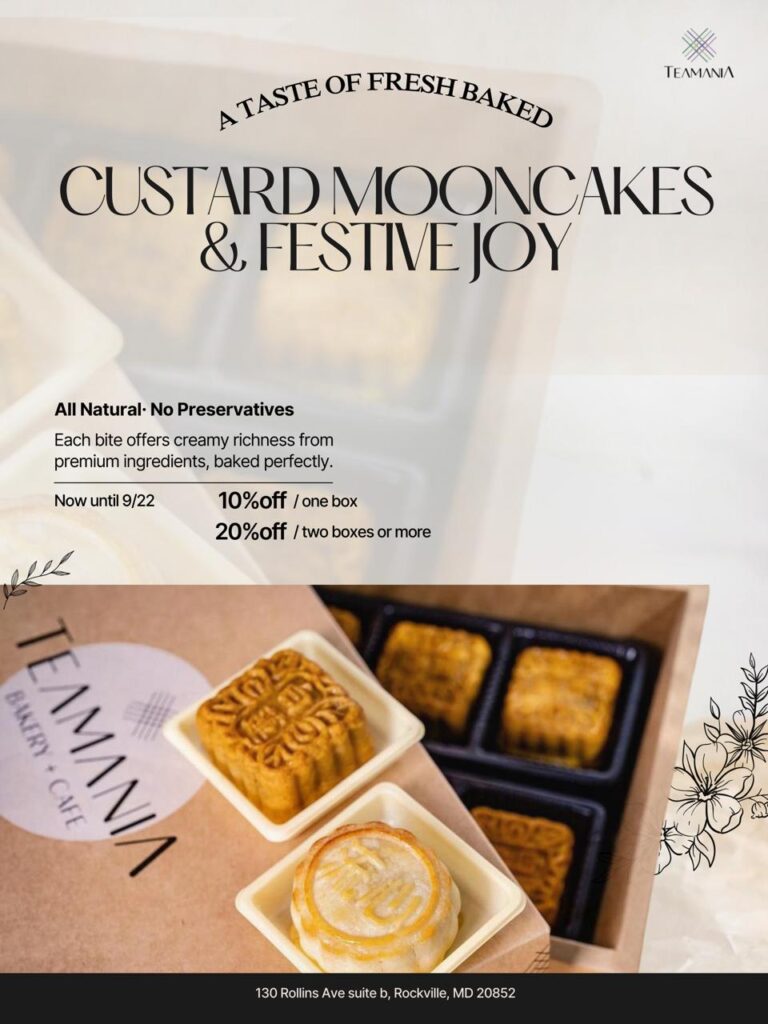 Custard Mooncakes Rockville